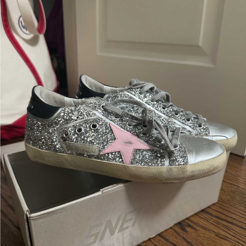 Barely worn golden gooses! Worn about 5 times, originally $600